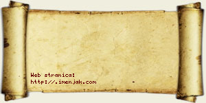 Valentina Hrnjaković vizit kartica